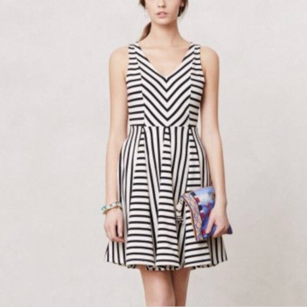 Saturday / Sunday Anthropologie Striped Day Dress